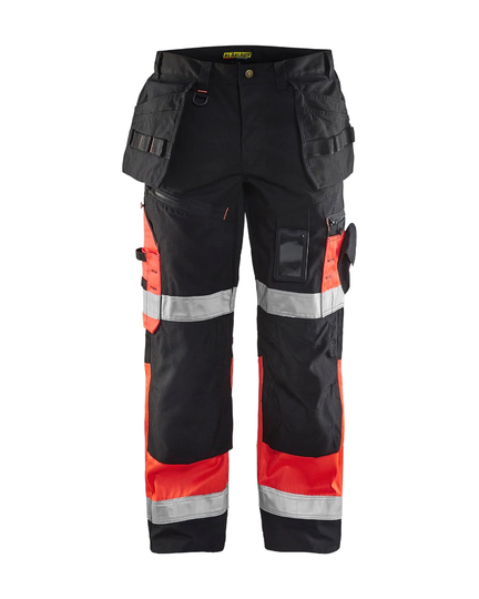 Blåkläder Varselbyxa X1500 Svart/VarselRöd