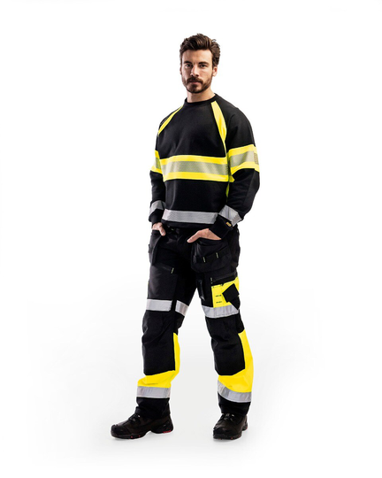 Blåkläder Varselbyxa X1500 Svart/Varselgul