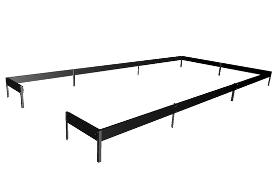 Halls Fundament till Qube+ 816 -13m² Svart