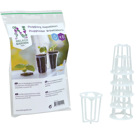 Nelson Garden Pluggkorg 6st För Hydroponisk Odling