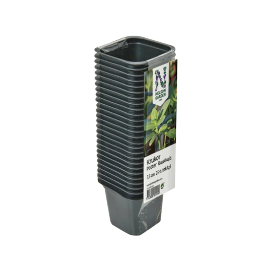 Nelson Garden Plastkruka 20-Pack Fyrkantig 9 cm