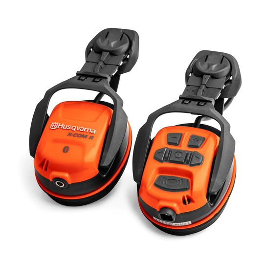 Husqvarna Hörselskydd X-COM Bluetooth och FM hjälmbaserat (alla hjälmar)