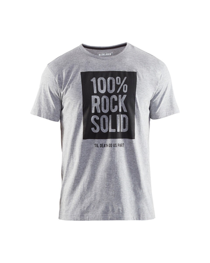 Blåkläder T-Shirt Limited Rock Solid Gråmelerad