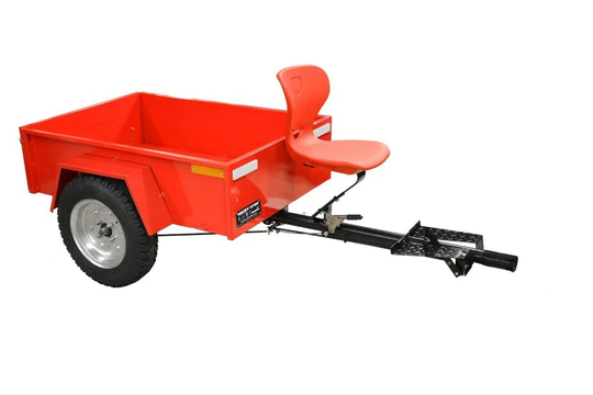 Hecht Trailer Med Säte Till Jordfräs