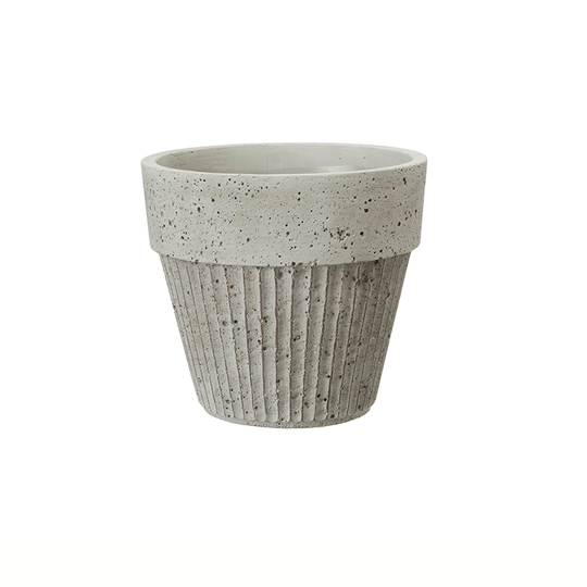 Antik kruka 14 cm, gråmelerad