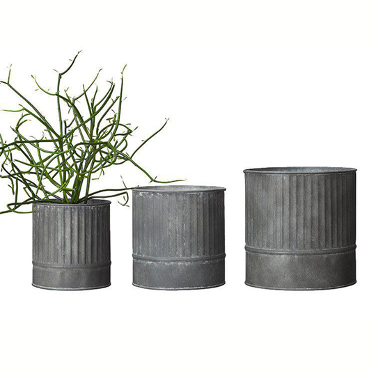 Kruka Amira 3-pack, grå