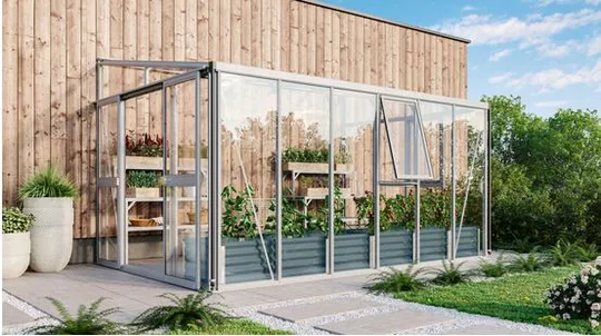 Vitavia Väggväxthus Helena 10200 Alu Glas+Poly
