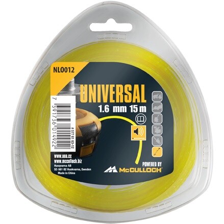 McCulloch Trimmerlina McChulloch NLO012 Low Noise 1,6mm 15m