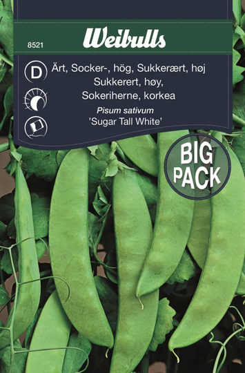 Weibulls Sockerärt Hög Storpack