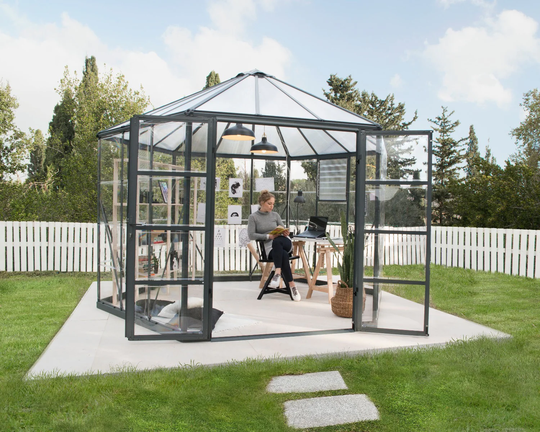 Palram Sexkantigt Växthus Oasis 11,5 M2