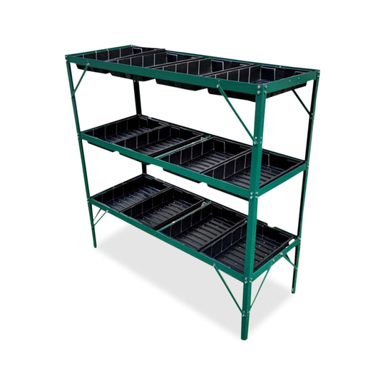 Grön Aluminiumhylla Till Växthus Infloria 100x39x98.5cm