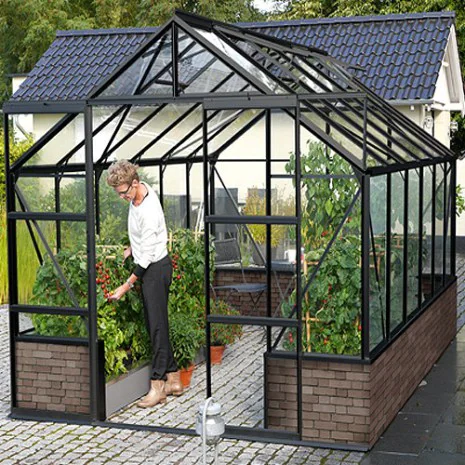 Vitavia Växthus Cassandra 9900 Svart & Glas