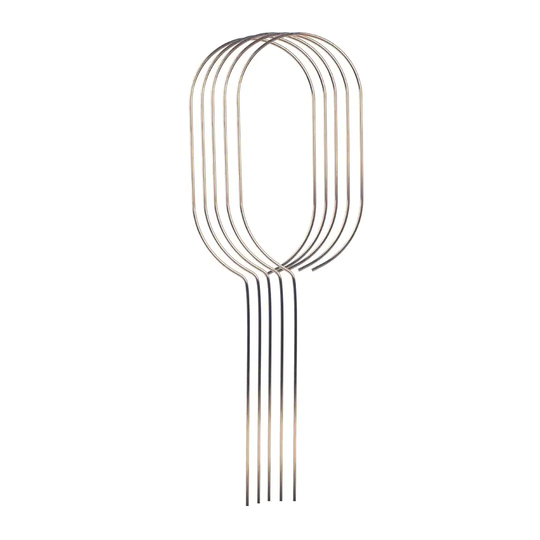 Växtstöd Oval Infloria 5-pack 45cm Guld
