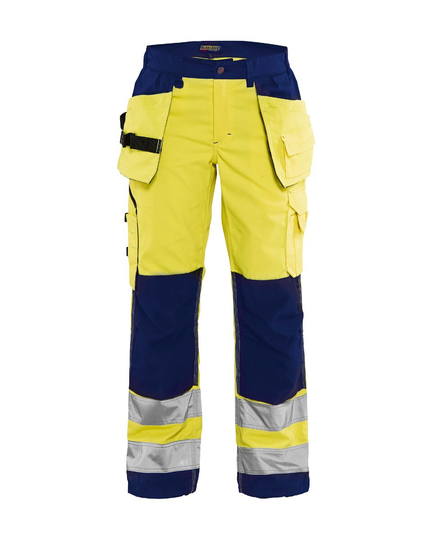 Blåkläder Varselbyxa Hantverk Dam Varselgul/Marinblå 7156