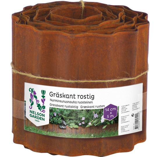 Nelson Garden Gräskant Rostig 14 cm x 5 m