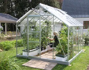 Vitavia Växthus Merkur 8300 Alu Glas