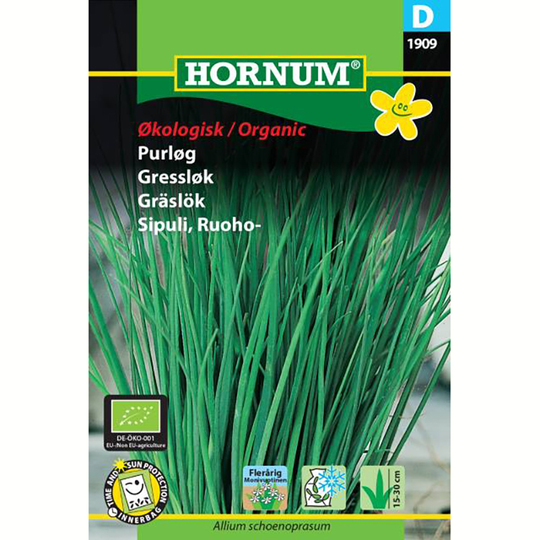 Gräslök 'Polyvert', ekologisk