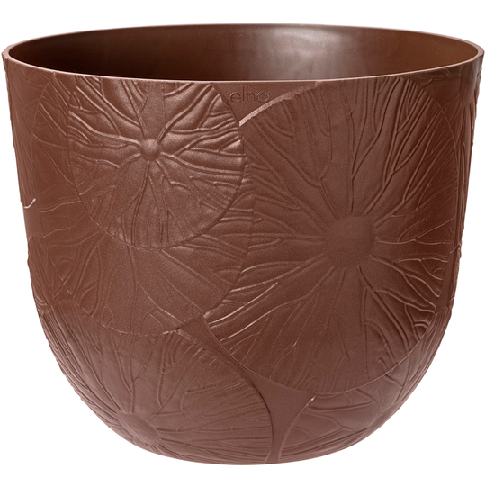 Kruka Fuente Lily 47 cm, rostbrun
