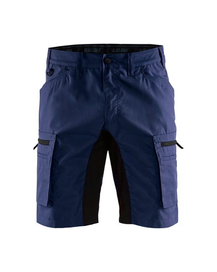 Blåkläder Serviceshorts Med Stretch Marinblå/Svart