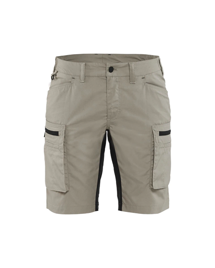 Blåkläder Serviceshorts Med Stretch Dam Stone/Svart