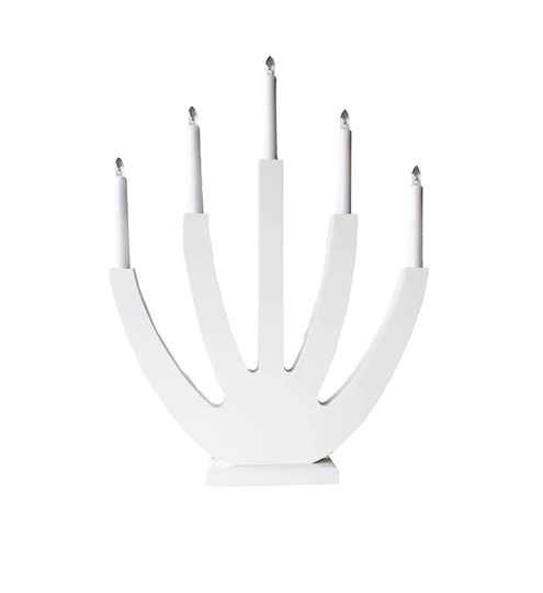 Markslöjd Ljusstake VALTER 5L Vit
