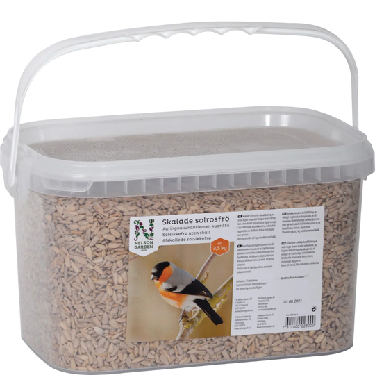 Nelson Garden Fågelmat Solroskärnor 3,5 kg Hink