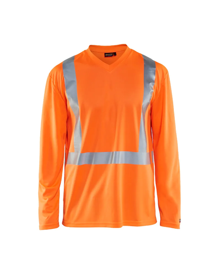 Blåkläder Uv-Skyddad Varsel-T-Shirt Med Lång Ärm Varselorange 3383