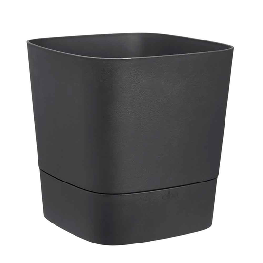 Elho Självvattnande Kruka Greensense Aqua Care Fyrkantig 38 cm Grå
