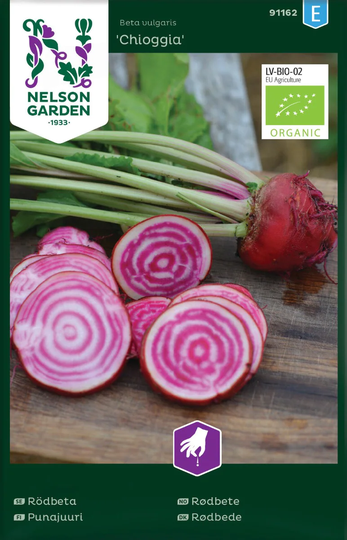Nelson Garden Rödbeta Chioggia Organic