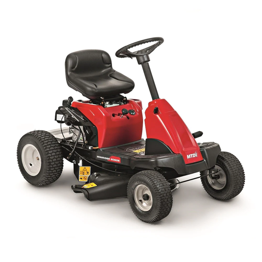 MTD Åkgräsklippare Minirider 60 SDE
