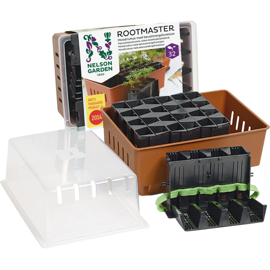Nelson Garden Minidrivhus Rootmaster Brun
