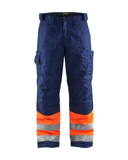 Blåkläder Varselbyxa Vinter Varselorange/Marinblå