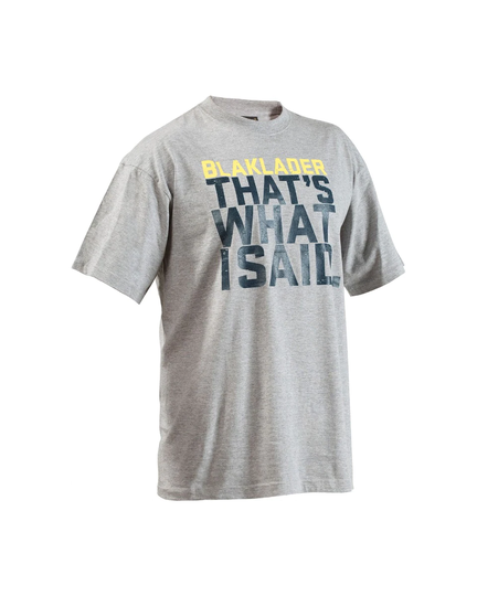 Blåkläder T-Shirt That'S What I Said Gråmelerad