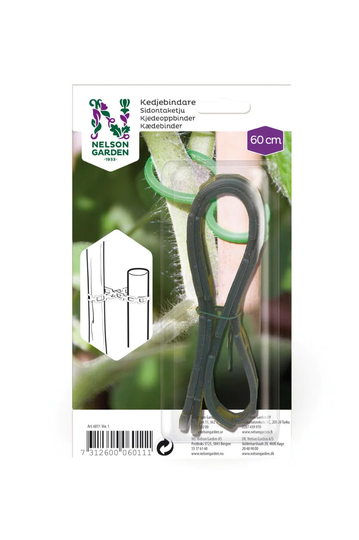 Nelson Garden Träduppbindare Plastkedja Svart 60cm