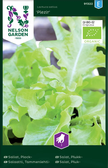 Nelson Garden Plocksallat Plezir Organic