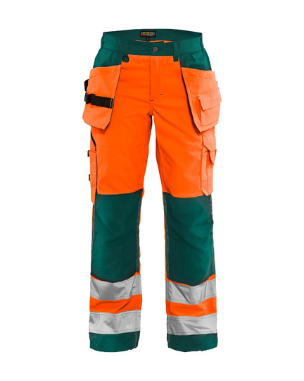 Blåkläder Varselbyxa Hantverk Dam Varselorange/Grön 7156