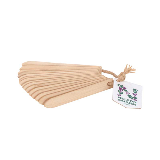 Sticketiketter av bambu, 10 cm