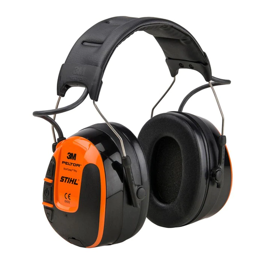 Stihl Hörselskydd Peltor FM-Radio Med Hjässbygel