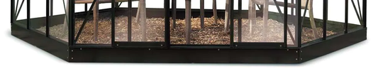 Halls Fundament till Atrium 9m² Svart
