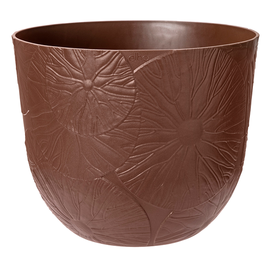 Kruka Fuente Lily 38 cm, rostbrun