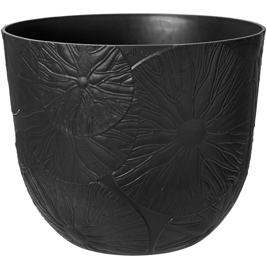 Kruka Fuente Lily 47 cm, svart