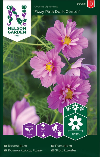 Nelson Garden Rosenskära Fizzy Pink Dark Center