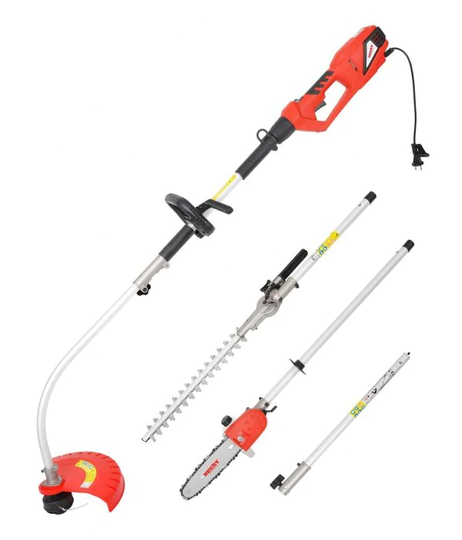 Hecht Multiredskap Eldriven Trimmer Häcksax Och Grensåg 900 w