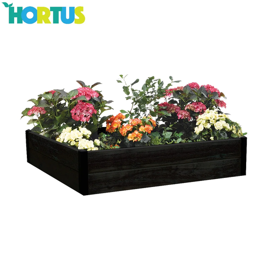 HORTUS Planteringslåda Trä 24x110x110 cm