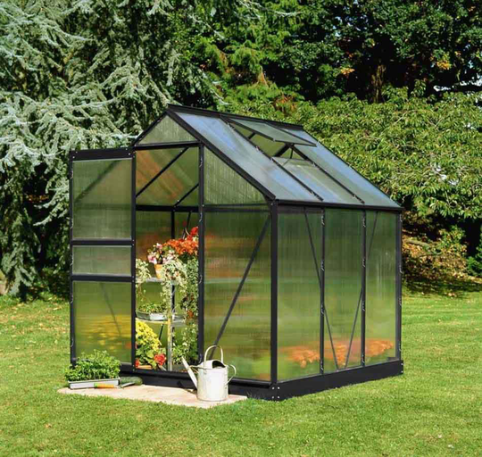 Halls Växthus Popular 66 m/4 mm Poly 3,8m² Svart