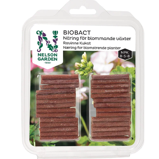 Nelson Garden Biobact Näringspinne 28-Pack För Blommor