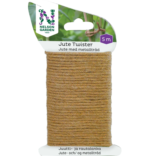 Nelson Garden Bindtråd Jute Twister Nature, 5 m