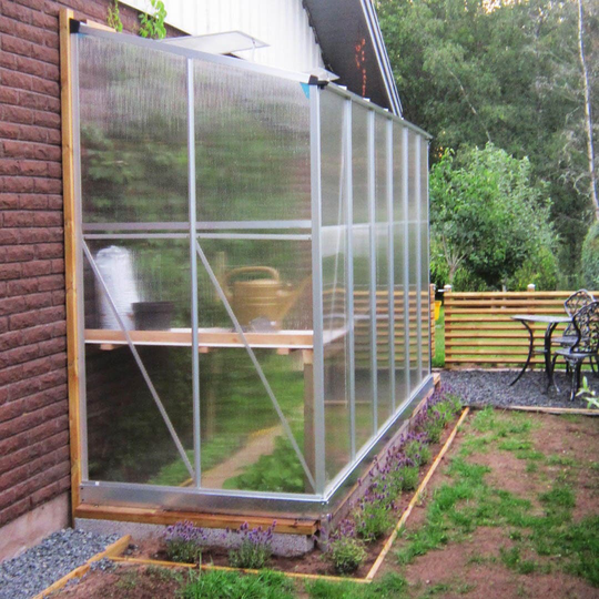 Väggväxthus Infloria 4.5m2 Silver