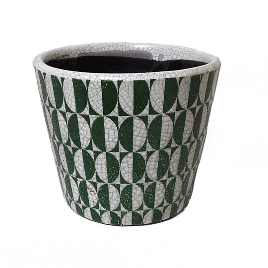 Kruka Verde, retro oval, 14 cm