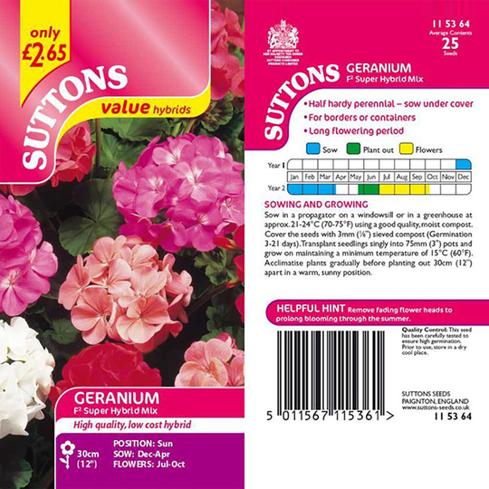 Pelargon mix F2
